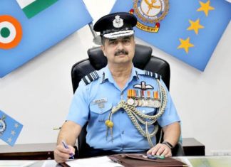 भारतीय हवाई दलाचे नवे प्रमुख म्हणून एअर मार्शल व्ही आर चौधरी नियुक्त