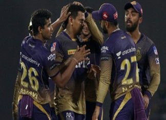 आयपीयल किक्रेट स्पर्धेत सोमवारी झालेल्या उपांत्य सामन्यात कोलकत्ता नाईट रायडर्सचा विजय