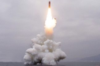 पाणबुडीवरून डागता येणाऱ्या नवीन क्षेपणास्त्राची उत्तर कोरियाद्वारे चाचणी