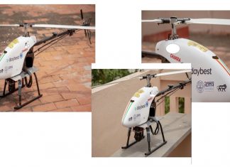 लस पुरवठा करण्यासाठी प्रथमच ड्रोनचा वापर