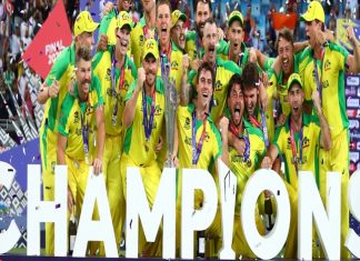 टी-२० विश्वचषक स्पर्धेच्या अंतिम सामन्यात ऑस्ट्रेलियाकडून न्यूझीलंडचा पराभव