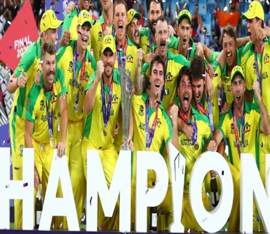 टी-२० विश्वचषक स्पर्धेच्या अंतिम सामन्यात ऑस्ट्रेलियाकडून न्यूझीलंडचा पराभव