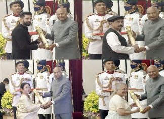 राष्ट्रपतींच्या हस्ते आज २०२१ साठीच्या पद्म पुरस्कारांचे वितरण