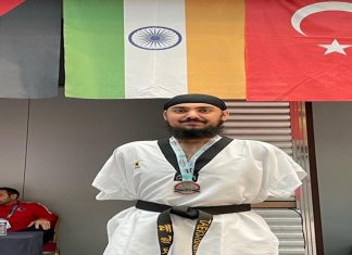 दिव्यांगांसाठीच्या नवव्या जागतिक तायक्वोंदो स्पर्धेत भारताच्या चंदीप सिंगला रौप्यपदक