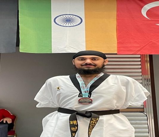 दिव्यांगांसाठीच्या नवव्या जागतिक तायक्वोंदो स्पर्धेत भारताच्या चंदीप सिंगला रौप्यपदक