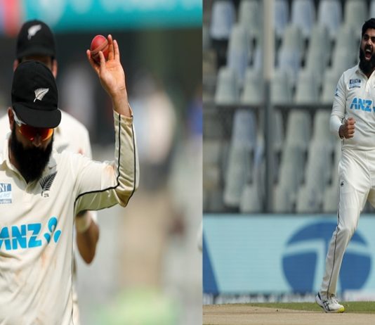 न्यूझीलंडचा फिरकीपटू एजाज पटेल याचा एकाच डावात सर्व १० गडी बाद करायचा विक्रम