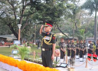 74 व्या लष्करदिनानिमित्त हुतात्म्यांना आदरांजली