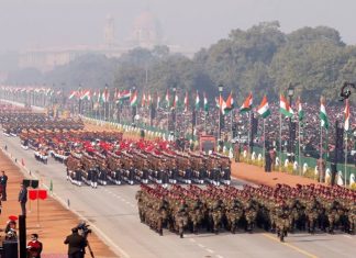 प्रजासत्ताक दिनी लष्कराचं संचलन सकाळी १०:३० वाजता सुरु होणार