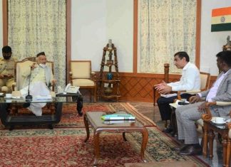 मिठी नदीच्या पुनरुज्जीवनाच्या कामाचा राज्यपाल भगत सिंग कोश्यारी यांच्याकडून आढावा