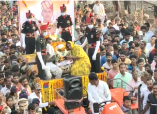 सांगलीतले शहीद जवान रोमित चव्हाण यांच्यावर शासकीय इतमामात अंत्यसंस्कार