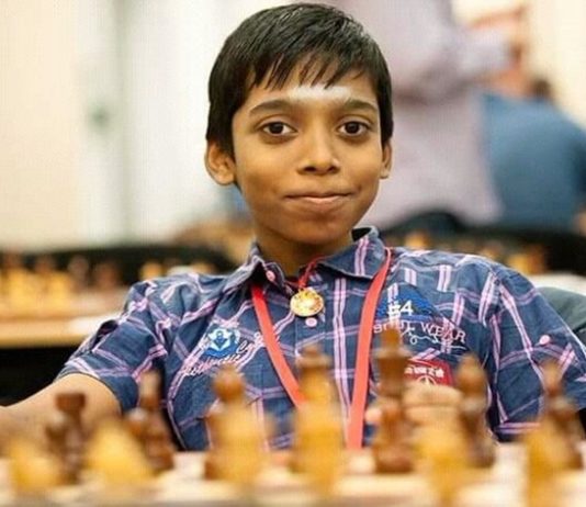 एयरथिंग मास्टर बुद्धिबळ अजिंक्यपद स्पर्धेत भारताच्या ग्रँडमास्टर आर. प्रगनानन्दाह याच्याकडून जगज्जेता मेगनस कार्लसनचा पराभव