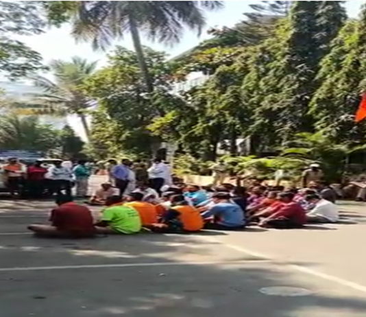 नवी मुंबई कृषी उत्पन्न बाजार समितीच्या माथाडी कामगारांनी पुकारलेला संप मागे