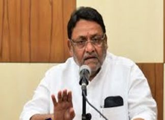 नवाब मलिक यांच्या अटकेच्या निषेधार्थ राज्यात अनेक ठिकाणी निदर्शने