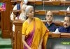 जम्मू-काश्मीरचा अर्थसंकल्प आणि त्यावरची चर्चा एकाच दिवशी करायची परवानगी द्यावी – निर्मला सीतारामन
