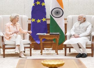 युरोपीय आयोगाच्या अध्यक्ष उर्सुला वोन डेर लेयेन यांनी प्रधानमंत्र्यांची घेतली भेट