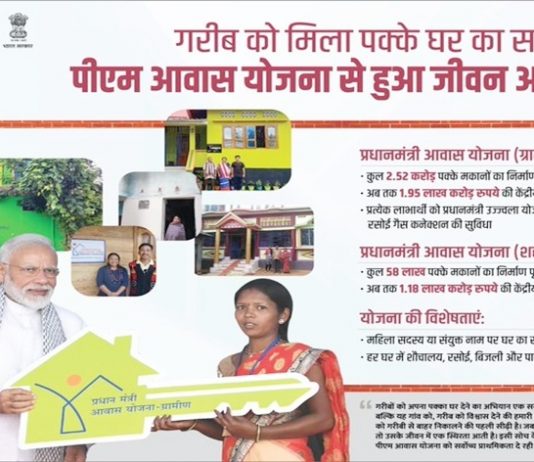 लोकसहभागामुळेच प्रधानमंत्री आवास योजने अंतर्गत तीन कोटीपेक्षा अधिक घरं बांधली – नरेंद्र मोदी