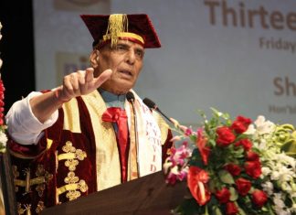 शिक्षण संस्थांनी विद्यार्थ्यांच्या शिक्षणासोबतच संस्कारांवरही काम करण्याची गरज – राजनाथ सिंह