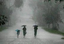 राज्यात अनेक ठिकाणी वादळी वाऱ्यासह पाऊस