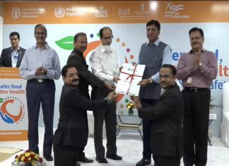 खाद्य सुरक्षेत उत्तम कामगिरी केल्याबद्दल महाराष्ट्राला राष्ट्रीय पातळीवर तिसऱ्या क्रमांकाचा पुरस्कार