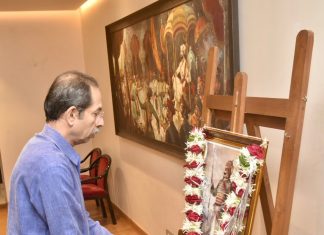 मुख्यमंत्री उद्धव ठाकरे यांचे महाराणा प्रतापसिंह यांना जयंती निमित्त अभिवादन