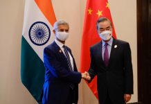 एस जयशंकर यांनी आज चीनचे परराष्ट्रमंत्री वॅंग यी यांची घेतली भेट