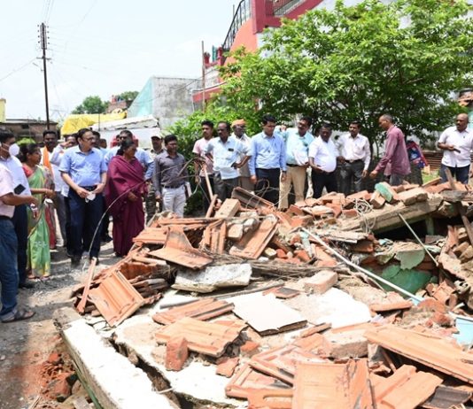 अतिवृष्टीमुळं झालेल्या नुकसानीची पाहणी करण्यासाठी केंद्रीय पथक चंद्रपूर दौऱ्यावर