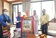 सिक्कीमच्या मुख्यमंत्र्यांनी घेतली राज्यपाल भगत सिंह कोश्यारी यांची भेट