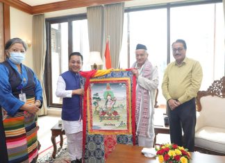 सिक्कीमच्या मुख्यमंत्र्यांनी घेतली राज्यपाल भगत सिंह कोश्यारी यांची भेट