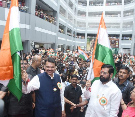 स्वयंस्फूर्तीने ‘घरोघरी तिरंगा’ अभियान यशस्वी करा – मुख्यमंत्री एकनाथ शिंदे यांचे जनतेला आवाहन