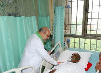 भारत तिबेट सीमा पोलीस दलातल्या जवानांच्या प्रकृतीची केंद्रीय गृहमंत्री अमित शाह यांनी केली विचारपूस