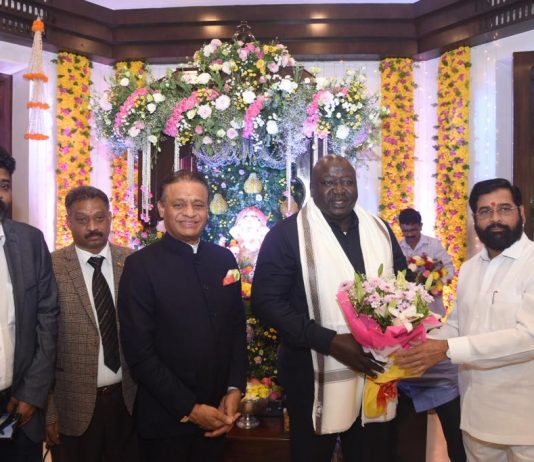 मुख्यमंत्र्यांची युगांडाच्या शिष्टमंडळाने घेतली भेट