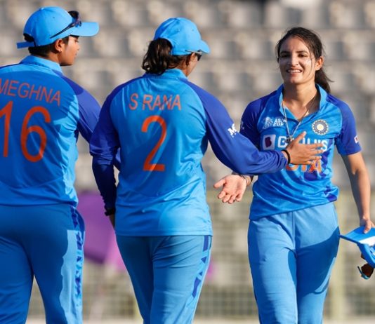 महिलांच्या आशिया कप टी-ट्वेंटी क्रिकेट स्पर्धेत भारताचा सामना थायलंडबरोबर सुरू