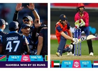 टीट्वेंटी विश्वचषक स्पर्धेच्या सराव सामन्यात भारताचा ऑस्ट्रेलियावर ६ धावांनी विजय