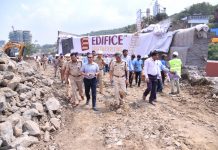 जिल्हाधिकाऱ्यांनी घेतला चांदणी चौक उड्डाणपूल कामाचा आढावा