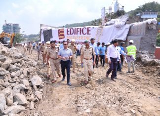 जिल्हाधिकाऱ्यांनी घेतला चांदणी चौक उड्डाणपूल कामाचा आढावा