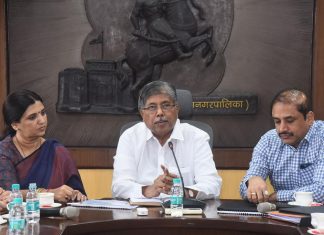 शहरात पाणी साचू नये यासाठी आवश्यक कार्यवाही करा – पालकमंत्री चंद्रकांत दादा पाटील