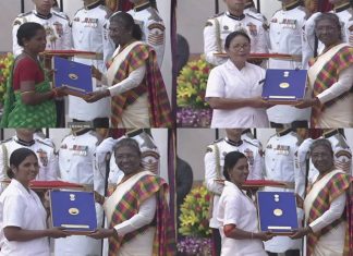 परिचारिकांना दिल्या जाणाऱ्या राष्ट्रीय फ्लोरेन्स नाइटिंगेल पुरस्कार २०२१ चं वितरण राष्ट्रपती यांच्या हस्ते करण्यात आलं