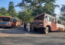 जव्हार-सिलवासा मार्गावर एसटीच्या दोन बसगाड्यांचा अपघात