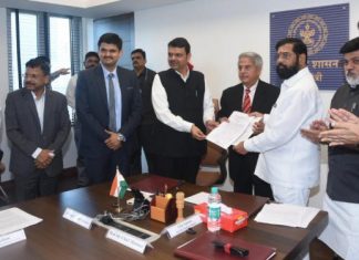 गुंतवणुकीसाठी महाराष्ट्रात येण्याचे मुख्यमंत्री एकनाथ शिंदे यांचे उद्योगांना आवाहन