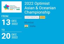 ‘ऑप्टिमिस्ट आशियाई आणि ओशेनियन चॅम्पियनशिप 2022’ स्पर्धांचे मुंबईत आयोजन
