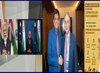 भारत आणि ऑस्ट्रेलिया दरम्यानचा आर्थिक आणि सहकार्य व्यापारी करार आजपासून अंमलात