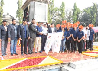 महाराष्ट्र राज्य ऑलिम्पिक क्रीडा स्पर्धेच्या मुख्य क्रीडाज्योत रॅलीचा शुभारंभ