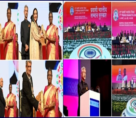 प्रवासी भारतीय दिवसानिमित्त आयोजित परिषदेच्या शेवटच्या दिवशी राष्ट्रपतींकडून २७ अनिवासी भारतीयांचा सन्मान