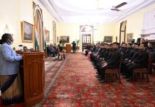 लष्करी अभियंता सेवेच्या अधिकाऱ्यांनी भविष्यातील प्रकल्पांमध्ये मशीन लर्निंग आणि अत्याधुनिक तंत्रज्ञानाचा वापर करावा – राष्ट्रपती