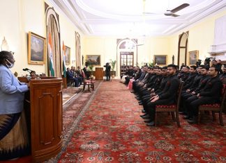 लष्करी अभियंता सेवेच्या अधिकाऱ्यांनी भविष्यातील प्रकल्पांमध्ये मशीन लर्निंग आणि अत्याधुनिक तंत्रज्ञानाचा वापर करावा – राष्ट्रपती