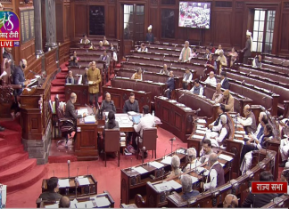 राज्यसभेत आजही अदानी हिंडेनबर्ग प्रकरणावरुन गदारोळ, आप आणि भारत राष्ट्र समिती सदस्यांचा सभात्याग