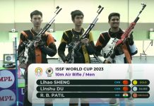 ISSF विश्वचषक नेमबाजी स्पर्धेत भारताच्या रुद्रांश पाटीलला कांस्य पदक