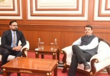 लू लू ग्रुपचे सीओओ रेजिथ राधाकृष्णन यांनी घेतली उपमुख्यमंत्री देवेंद्र फडणवीस यांची सदिच्छा भेट