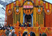 केदारनाथ मंदिराचे दरवाजे भाविकांच्या दर्शनासाठी खुले