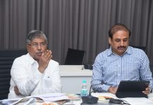 पालकमंत्री चंद्रकातदादा पाटील यांनी घेतला नागझरी नाल्यातील पूरपरिस्थितीबाबत आढावा